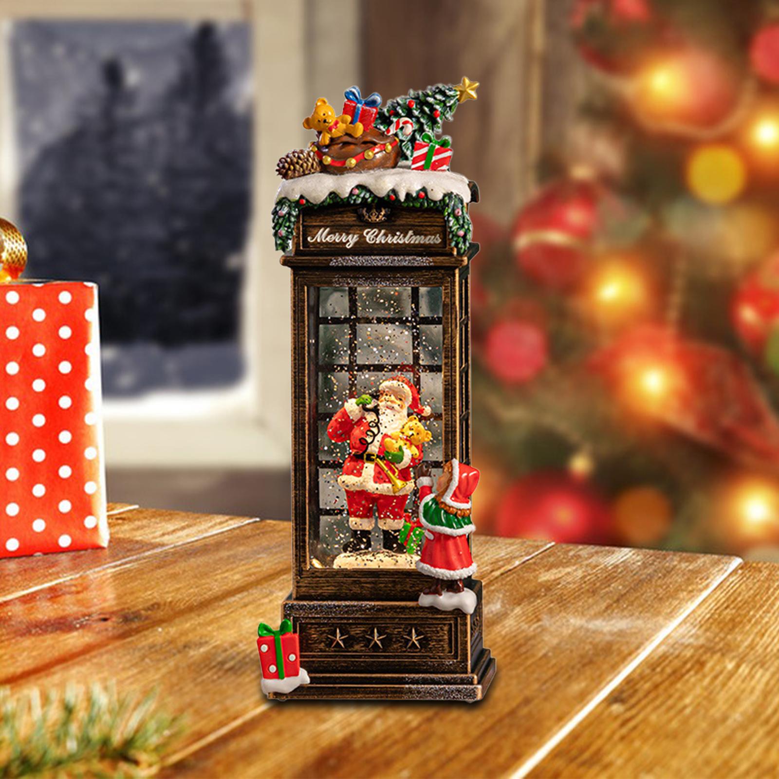 Snow Globe Musical - Musikalische Weihnachts-Schneekugel, dekorative Spieluhr für Büro,