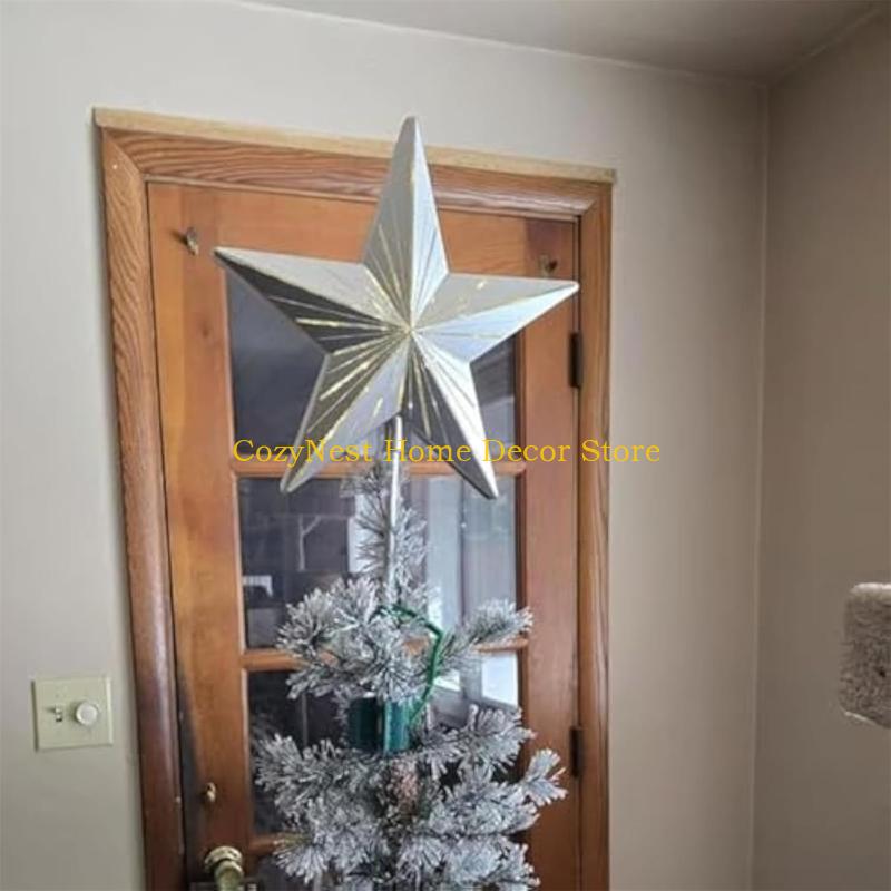 Star Tree Topper - 92MF Dekorative Weihnachtsbaumspitzen aus Kunststoff in