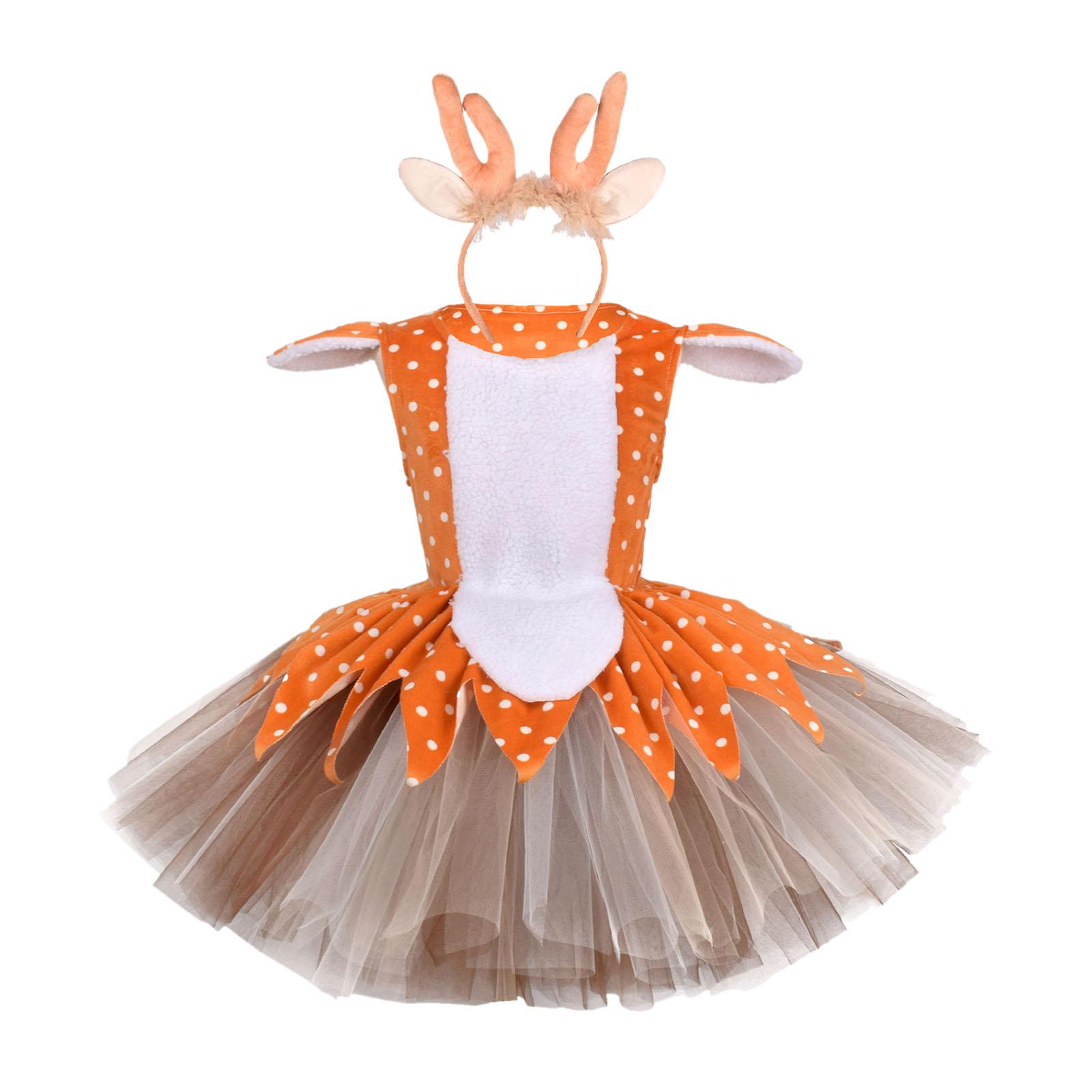 Reindeer Antlers Headband - Rentierkostüm Kleid Tierkostüm Schönes Giraffenoutfit Cosplay