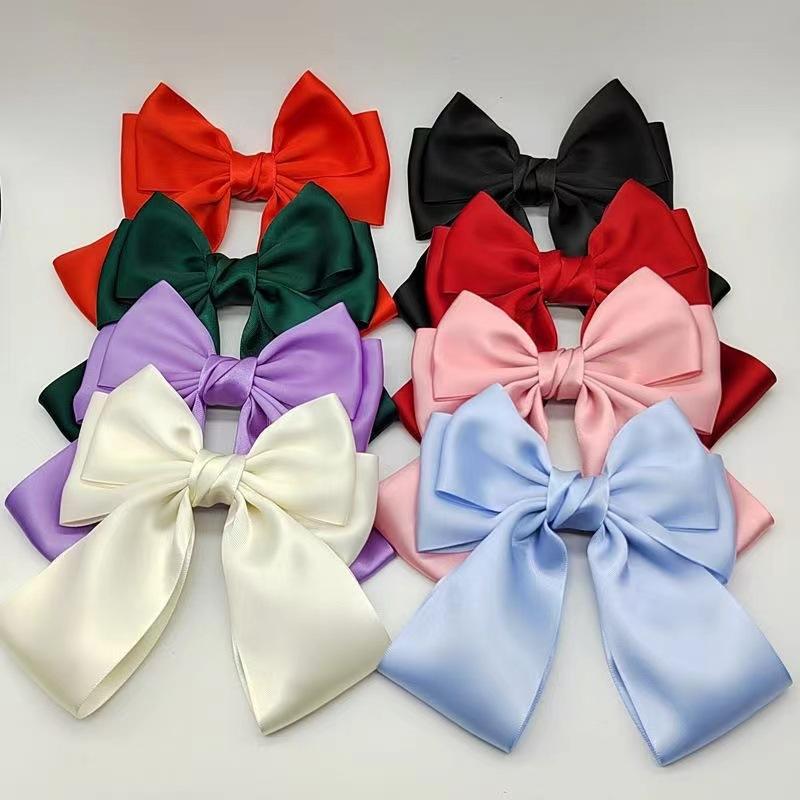 Einfarbig Bogen Band Haar Clip – Ribbon Bow Gift Bewertung und Preis