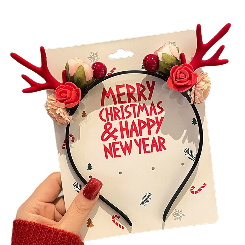 Niedlicher Haarschmuck, Samt-W – Reindeer Antlers Headband Bewertung und Preis